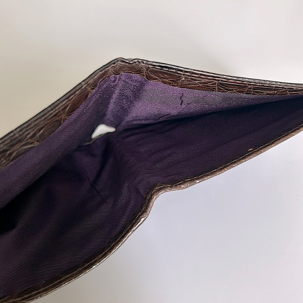 Authentic RALPH LAUREN Purple Label Alligator Wallet. - Picture 4 of 7
